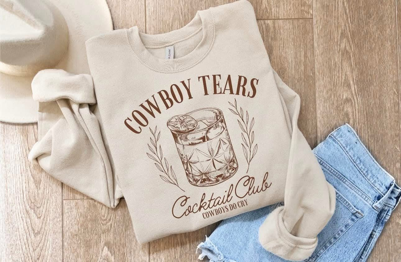 Cowboy Tears Cocktail Club Sweatshirt