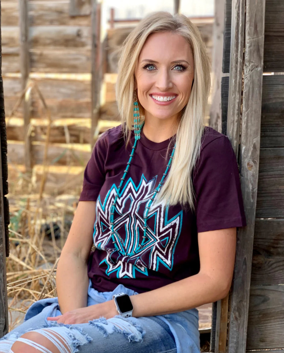 Kyndal Aztec Tee