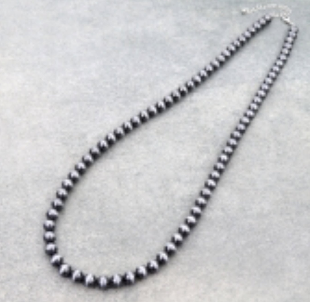 Navajo Style Pearl Necklace
