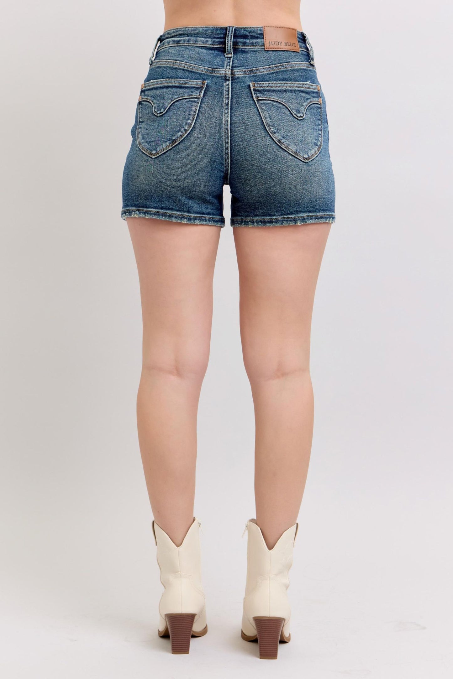 Judy Blue - Shield Back Pocket Shorts