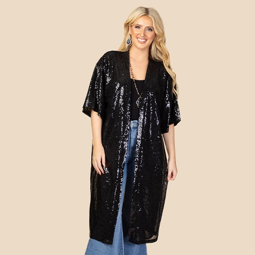 Sequin Duster - One Size