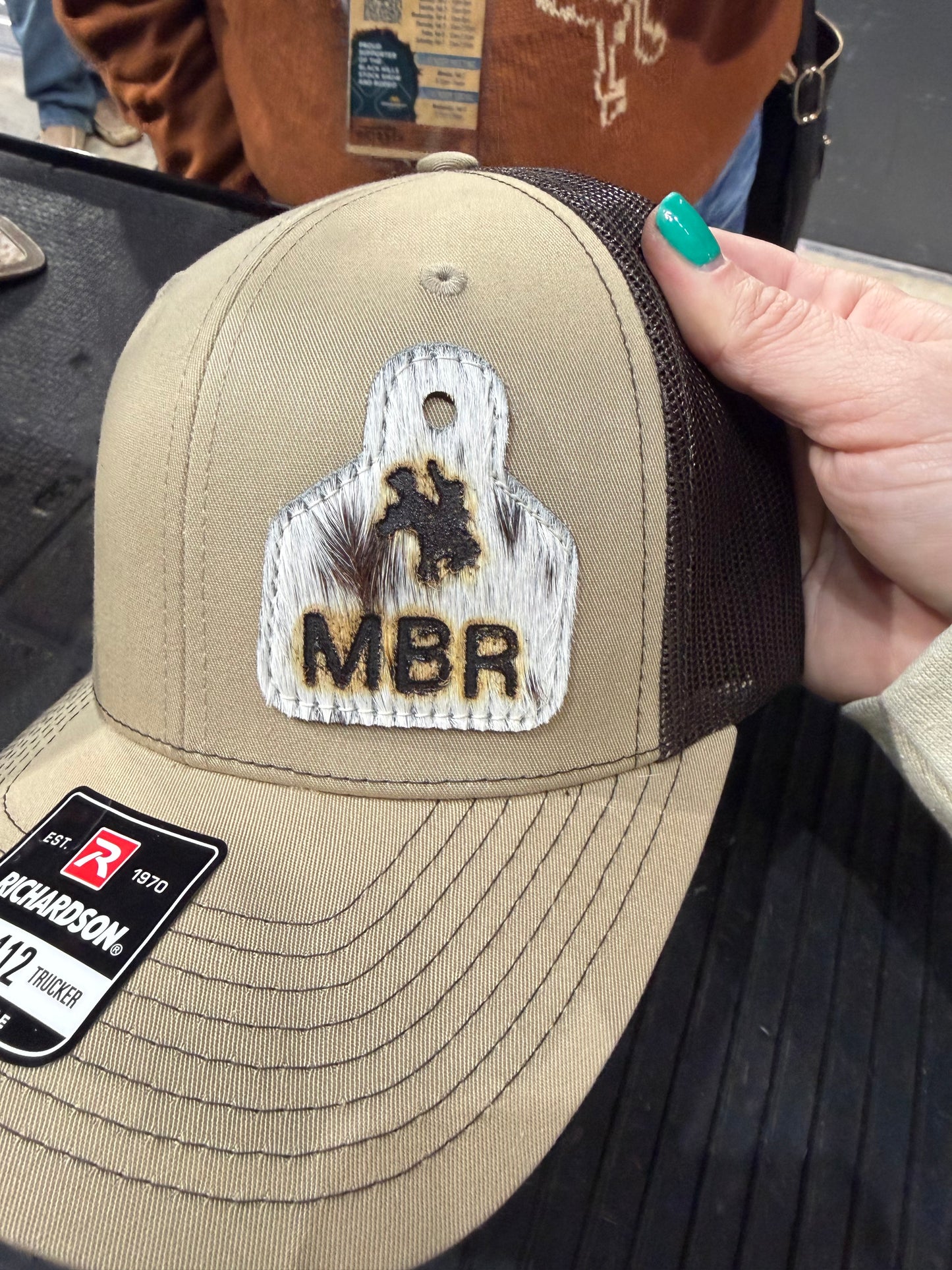 Cowhide Tag Baseball Hat