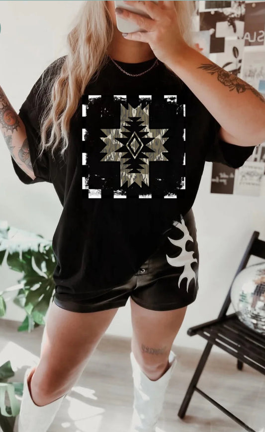 Camo Aztec Tee