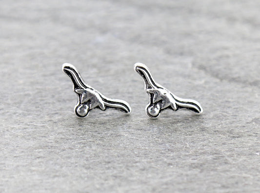 Western Steer Head Stud Earrings