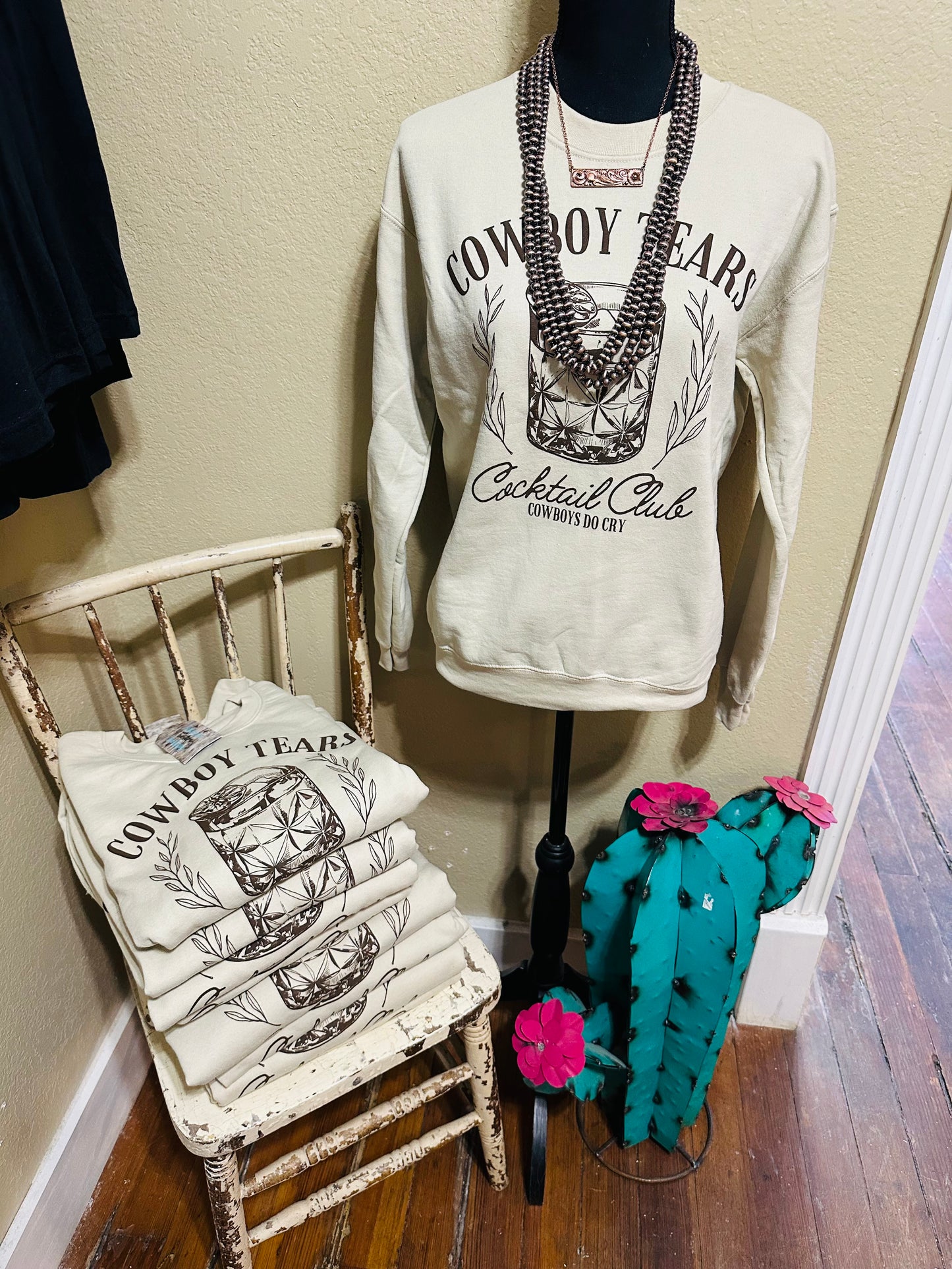 Cowboy Tears Cocktail Club Sweatshirt