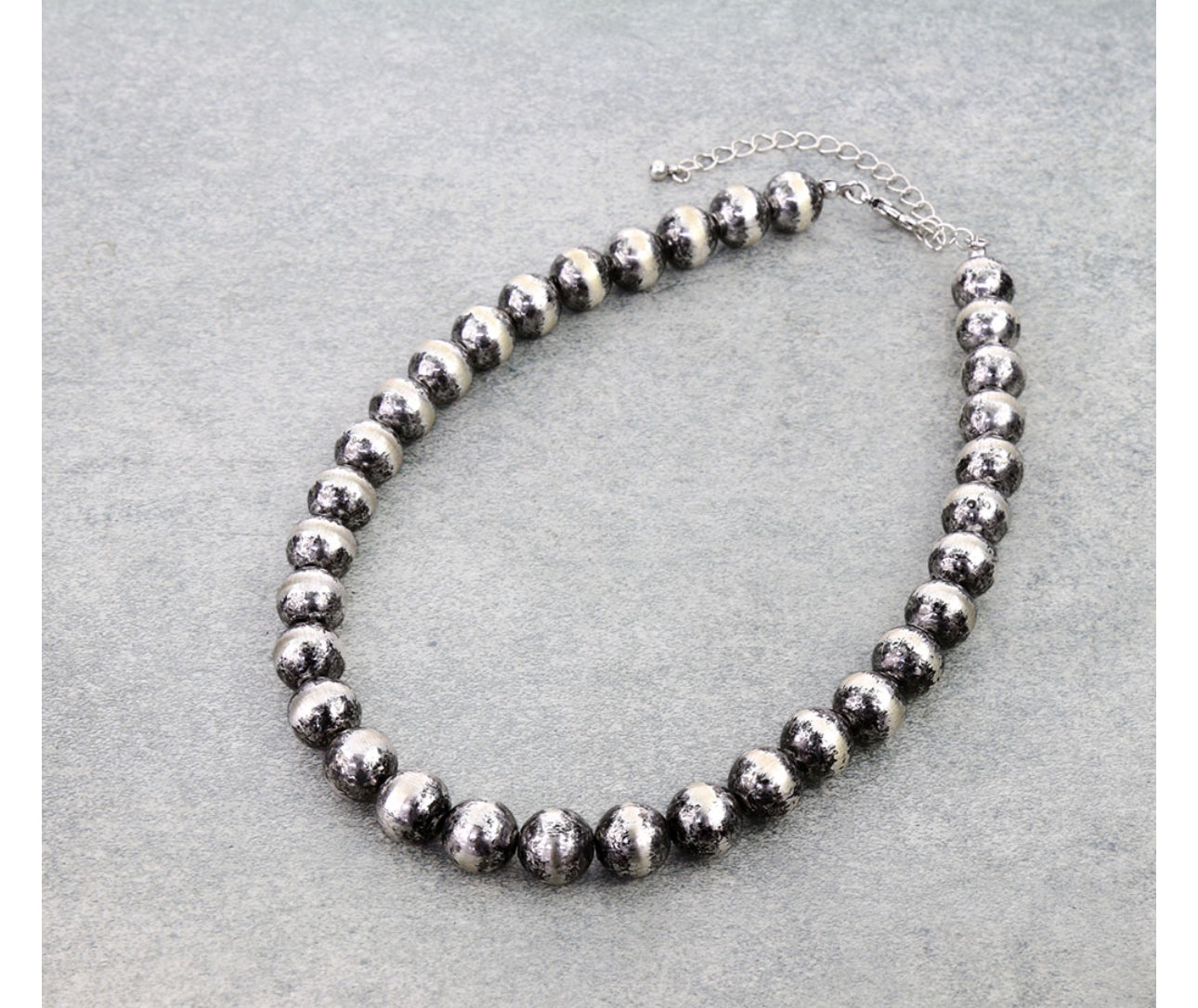 12MM Navajo Style Bead Necklace