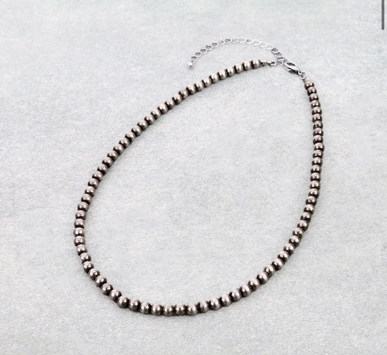 6mm Navajo Style Pearl Necklace