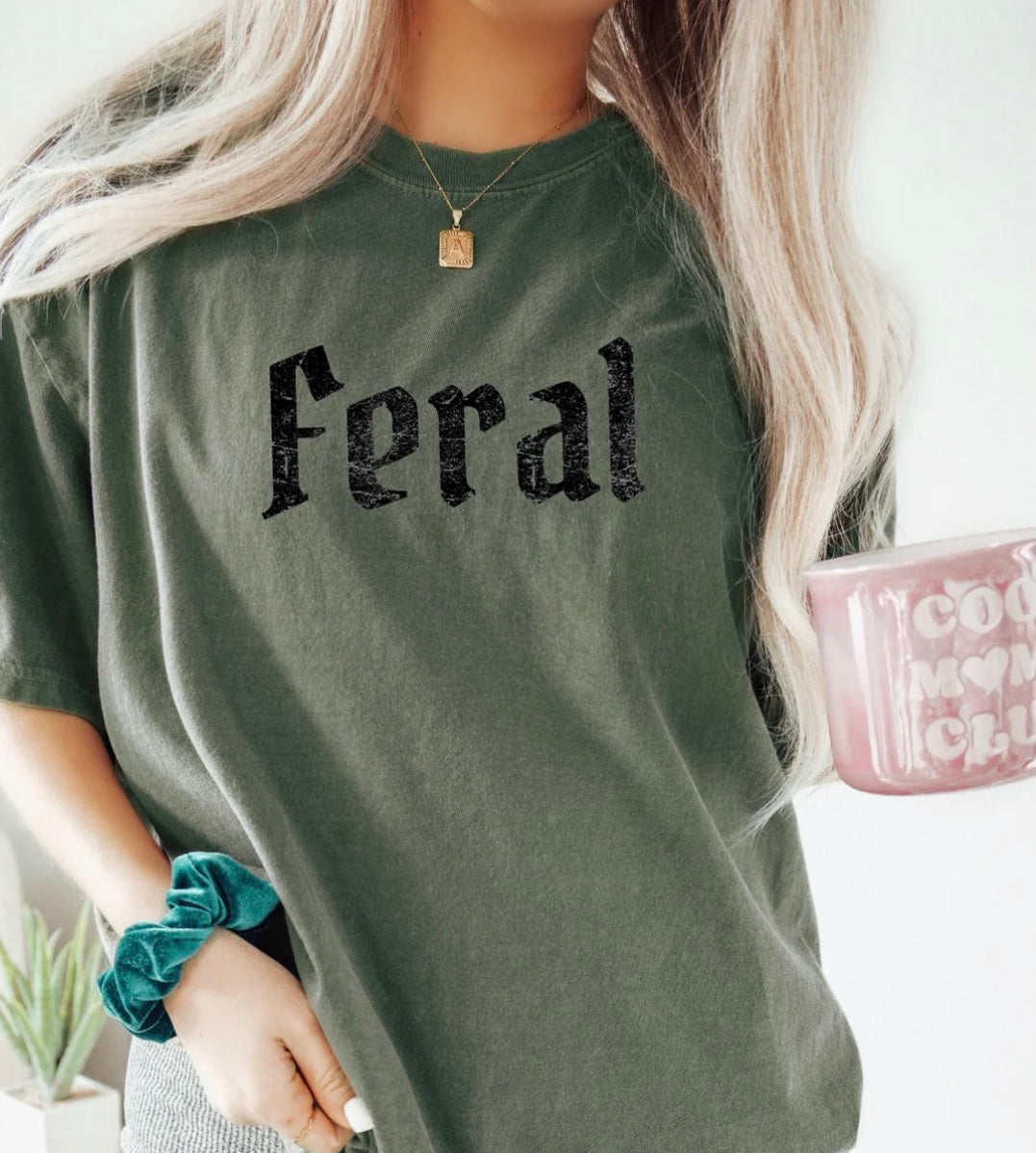 Feral Distressed Graphic Tee