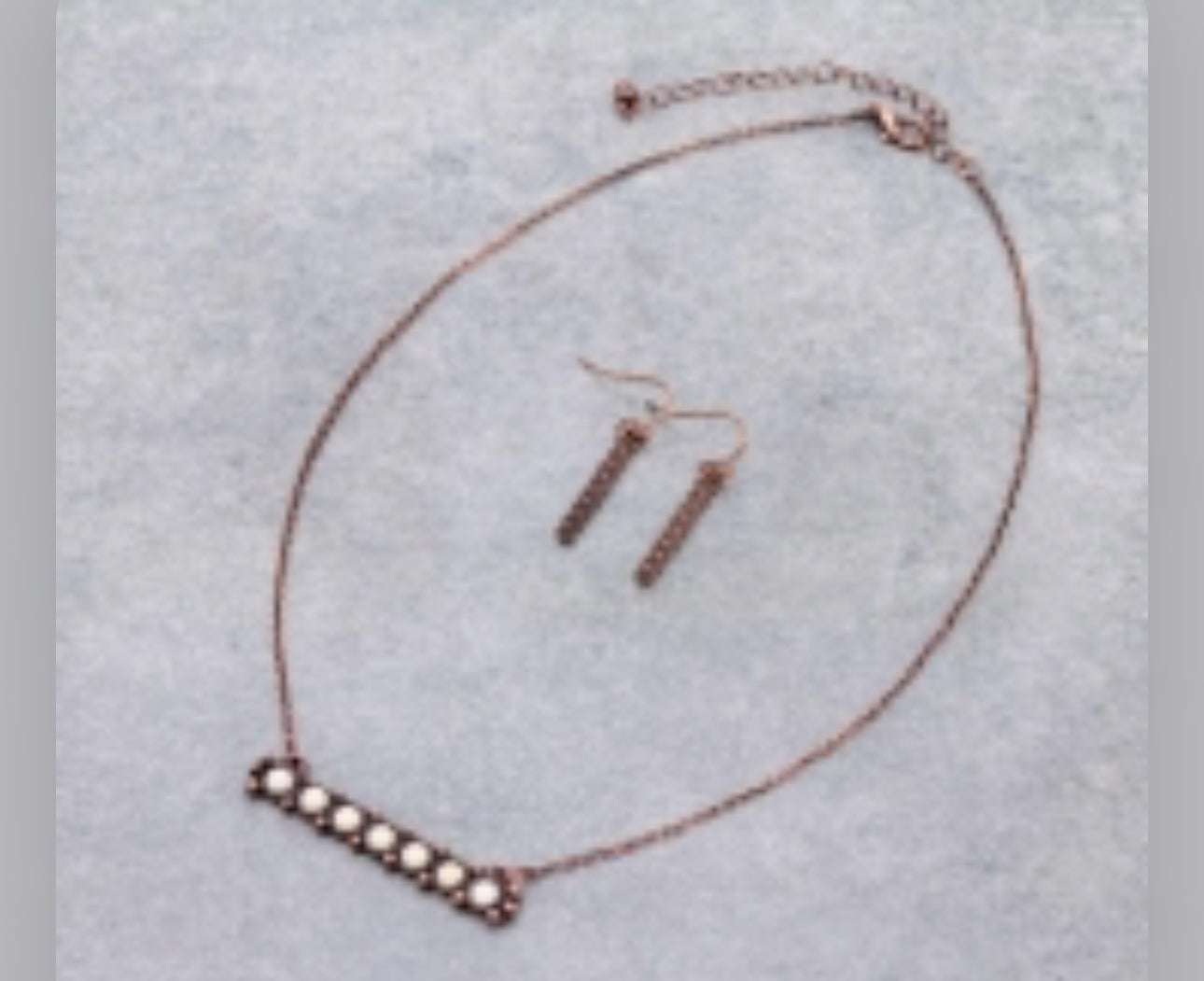 Western Design Copper Necklace Set