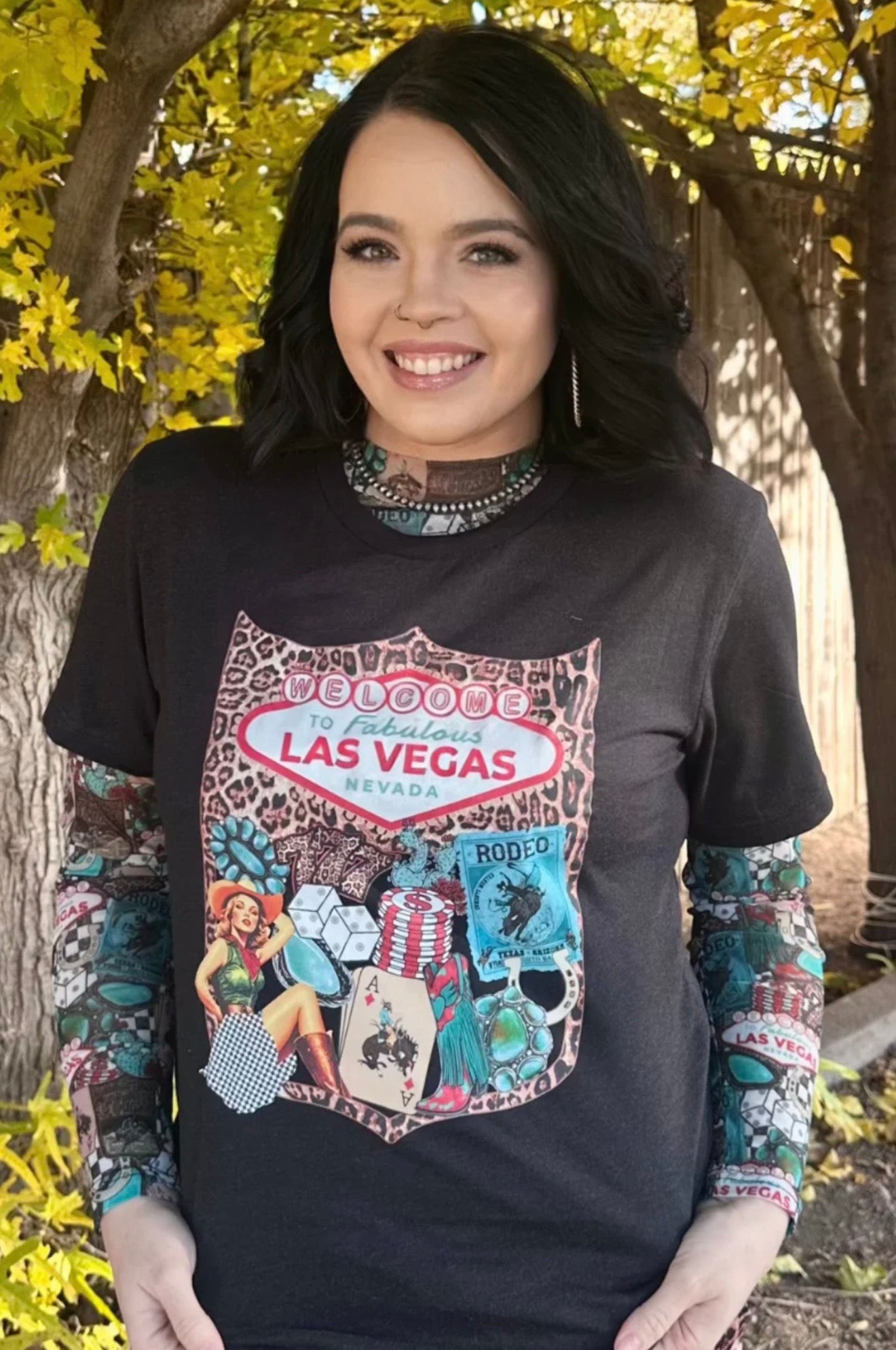 VIVA LAS COWGIRL TEE