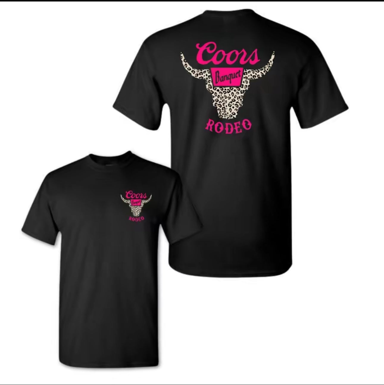 Coors Leopard Rodeo Tee