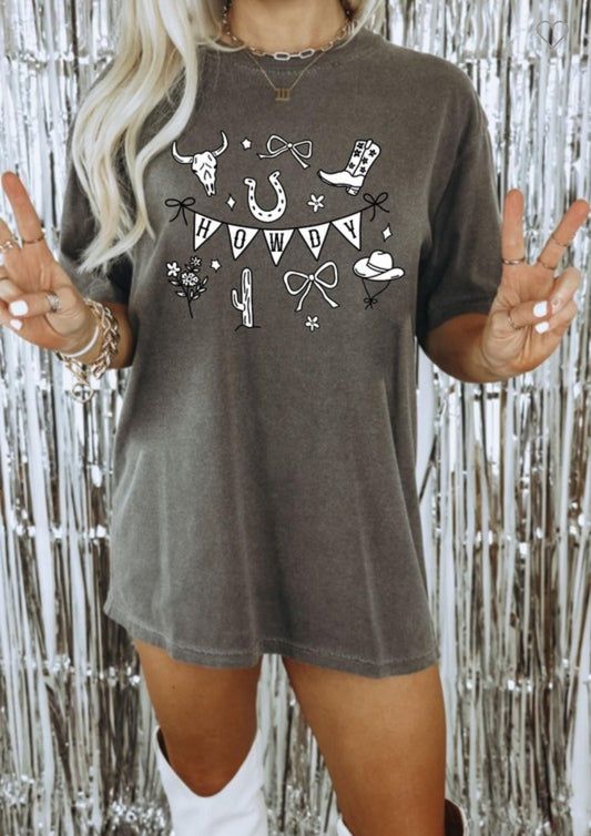 Howdy Western Trinkets Tee