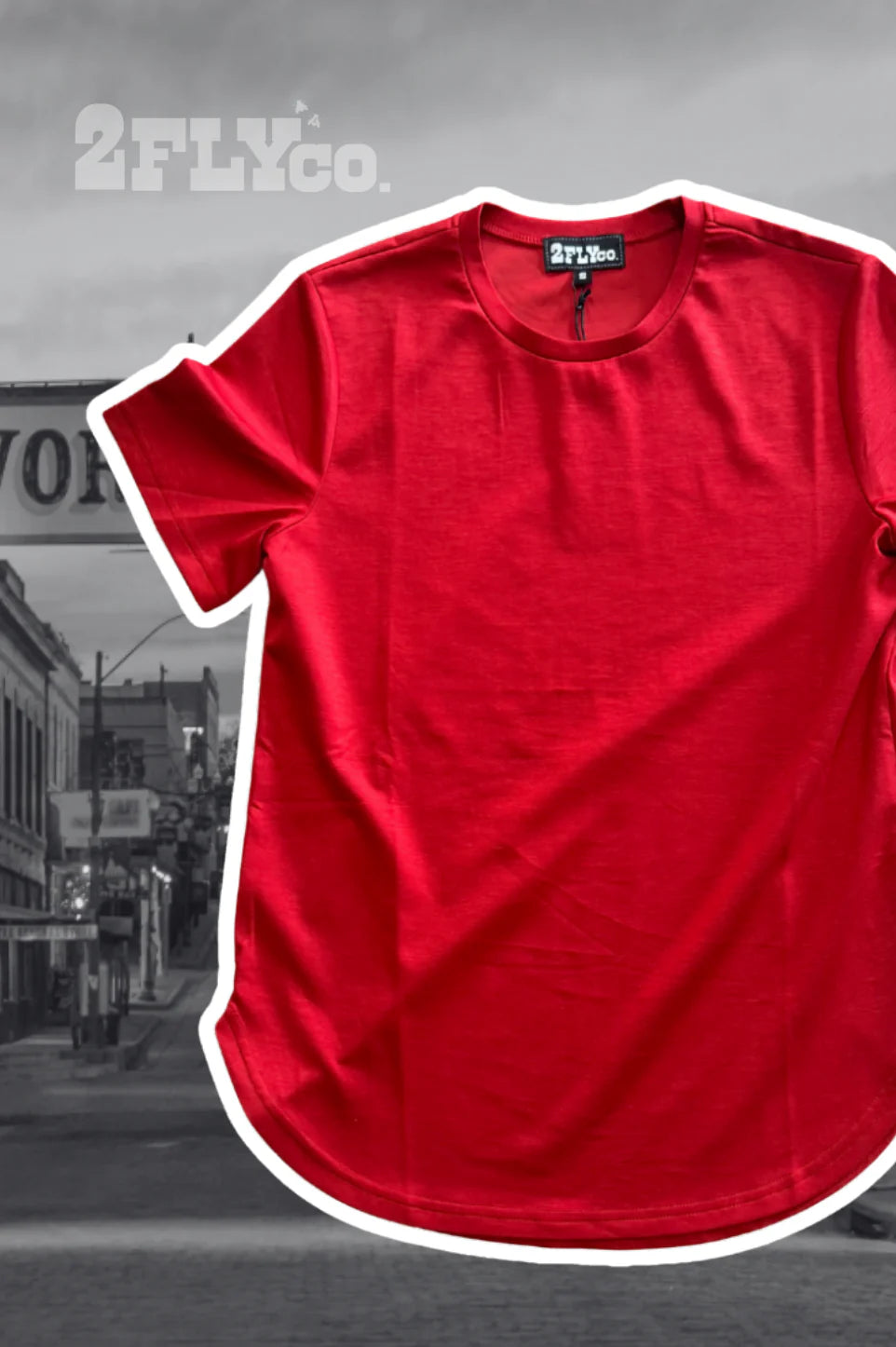 CLOUD BASIC FREE TEE *Red