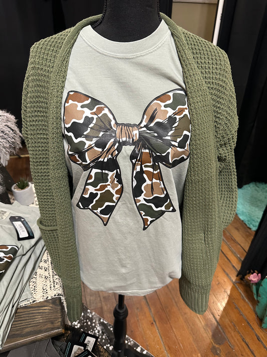 Coquette Camo Bow Tee