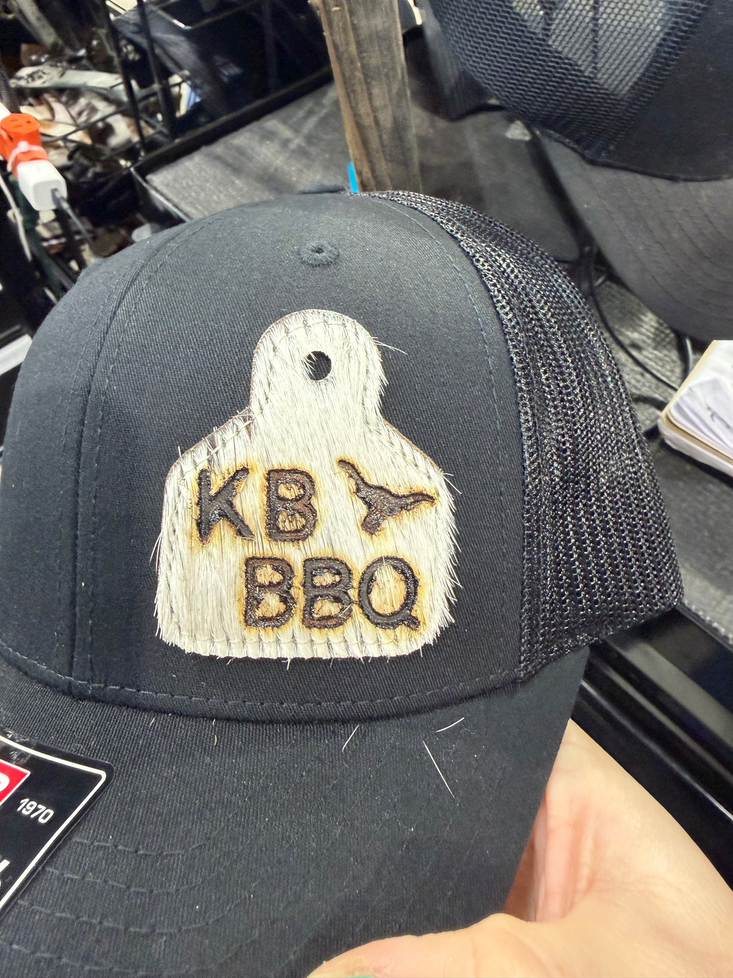 Cowhide Tag Baseball Hat