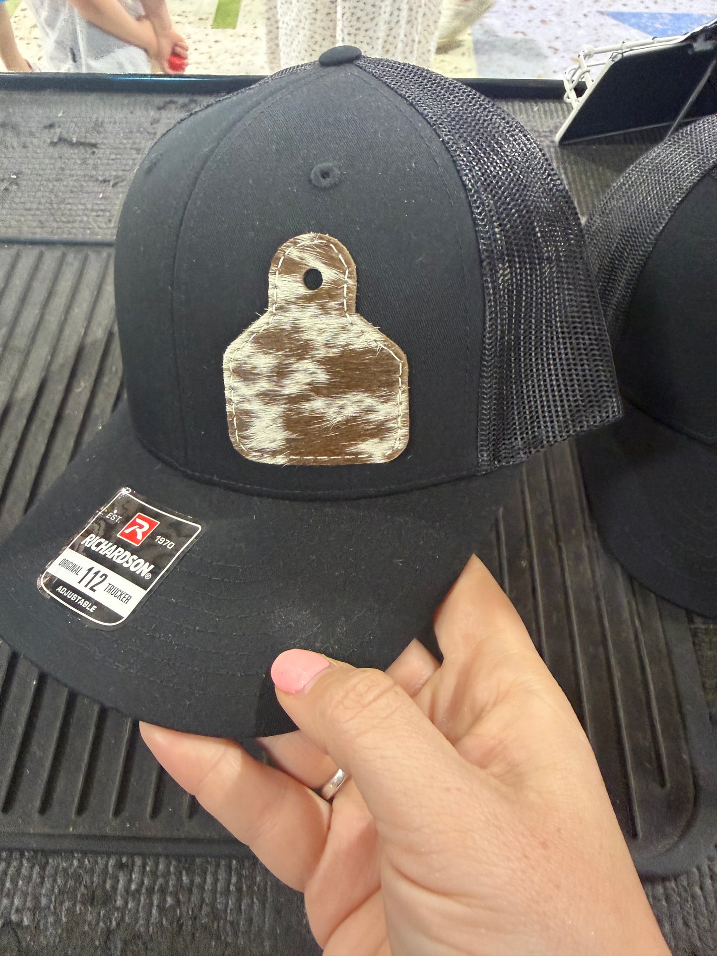 Cowhide Tag Baseball Hat