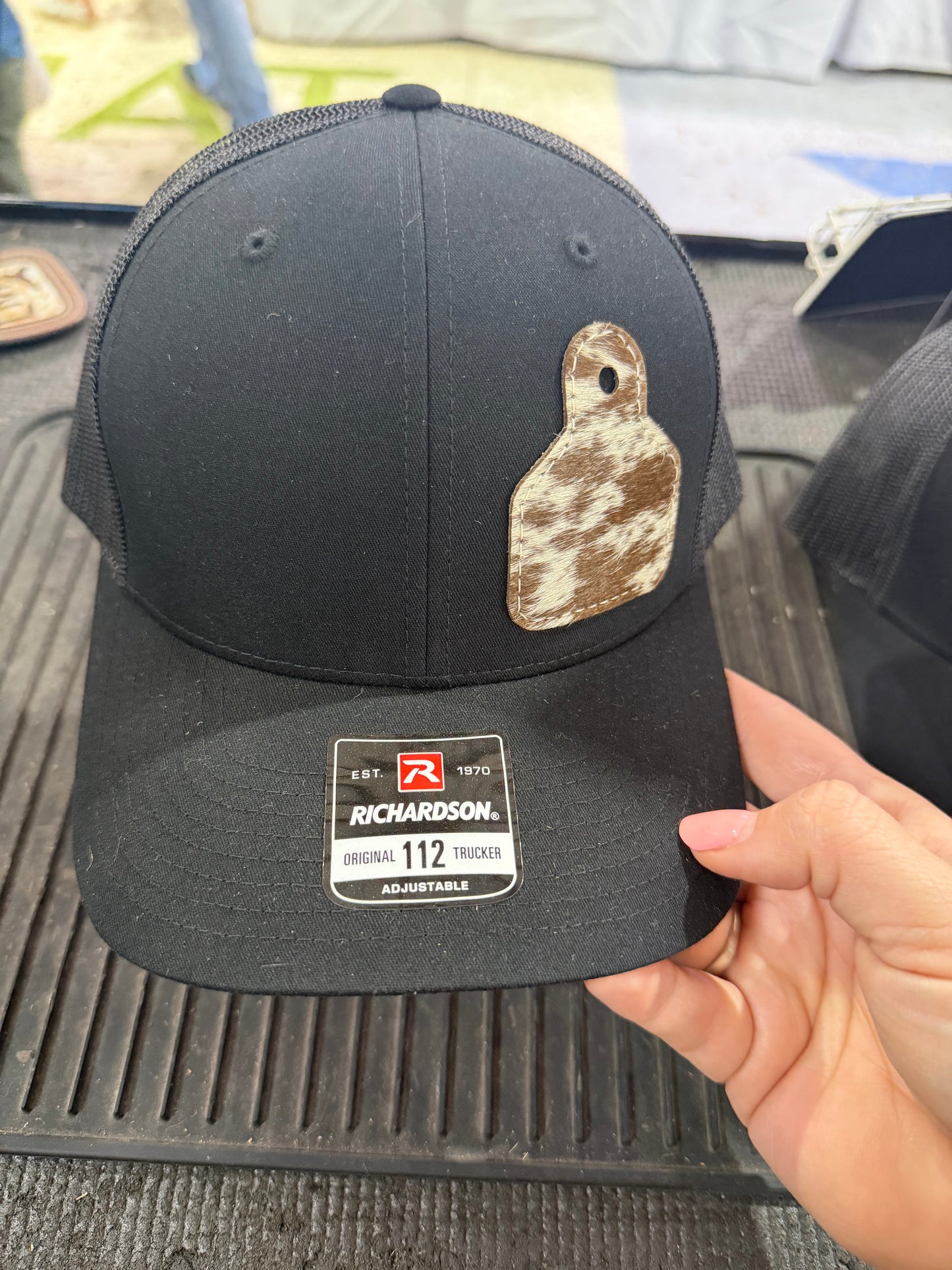 Cowhide Tag Baseball Hat