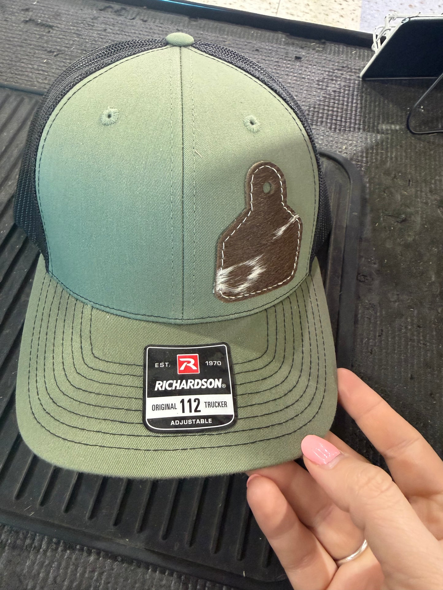 Cowhide Tag Baseball Hat
