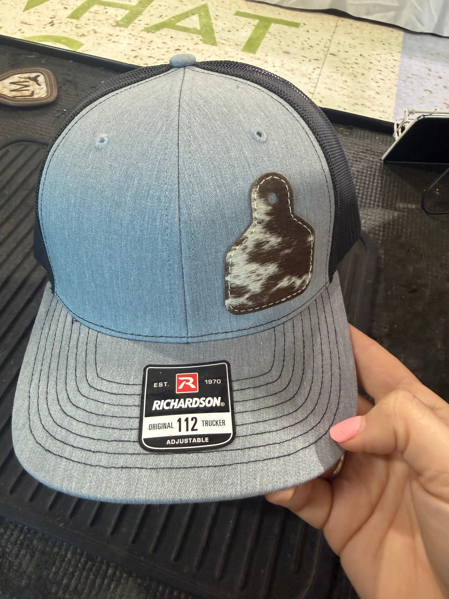 Cowhide Tag Baseball Hat