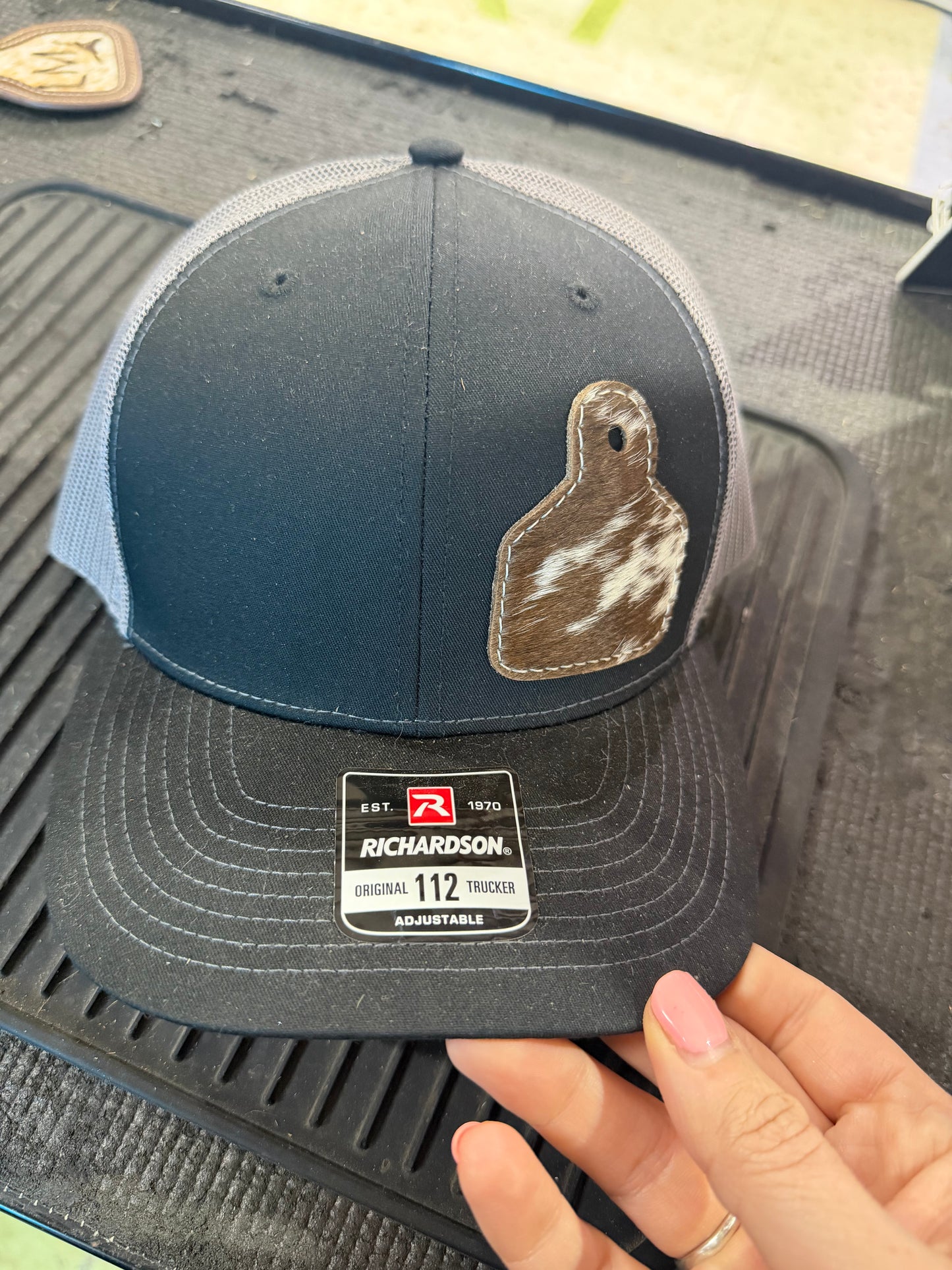 Cowhide Tag Baseball Hat