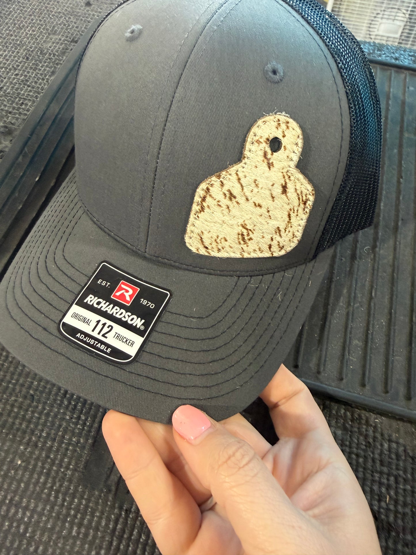 Cowhide Tag Baseball Hat