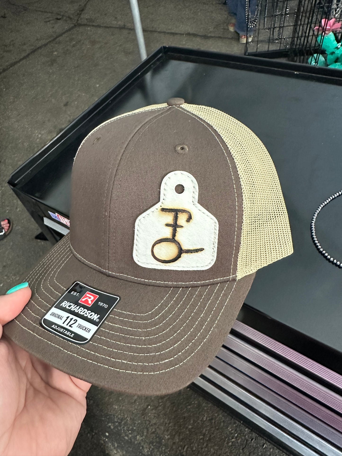 Cowhide Tag Baseball Hat